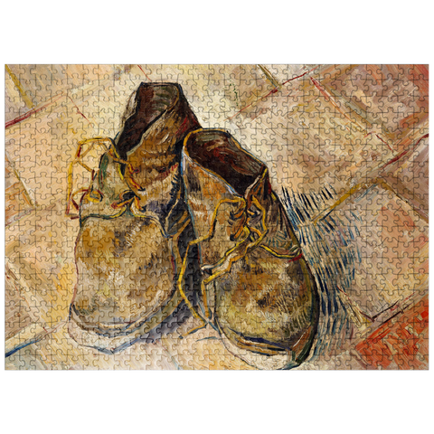 puzzleplate Shoes 1888 by Vincent van Gogh 500 Jigsaw Puzzle