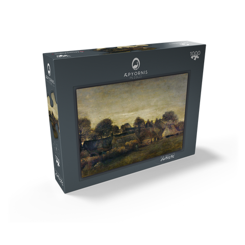 Farming Village at Twilight (1884) by Vincent van Gogh 1000 Jigsaw Puzzle box view1
