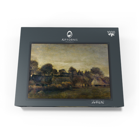 Farming Village at Twilight (1884) by Vincent van Gogh 1000 Jigsaw Puzzle box view1