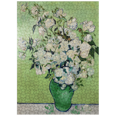 puzzleplate Roses 1890 by Vincent van Gogh 500 Jigsaw Puzzle