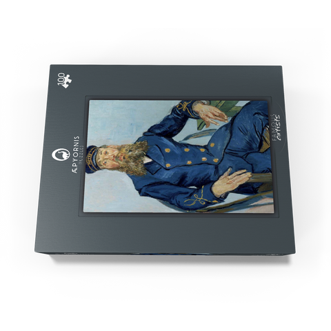 Vincent van Goghs Portrait of the Postman Joseph Roulin 1888 100 Jigsaw Puzzle box view1