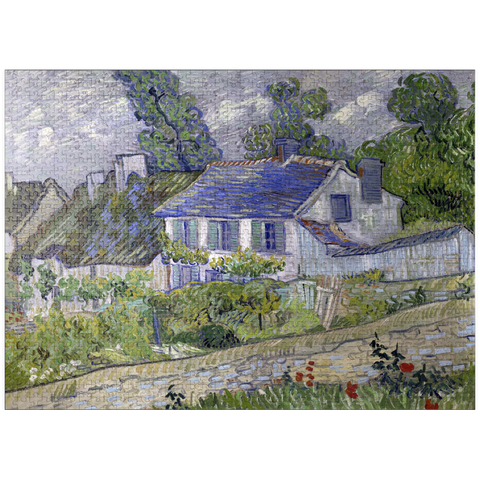 puzzleplate Vincent van Gogh's Houses at Auvers (1890) 1000 Jigsaw Puzzle