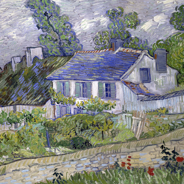 Vincent van Gogh's Houses at Auvers (1890) 1000 Jigsaw Puzzle 3D Modell
