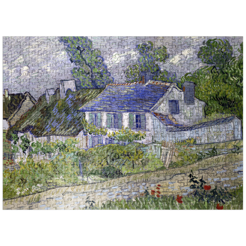 puzzleplate Vincent van Goghs Houses at Auvers 1890 500 Jigsaw Puzzle