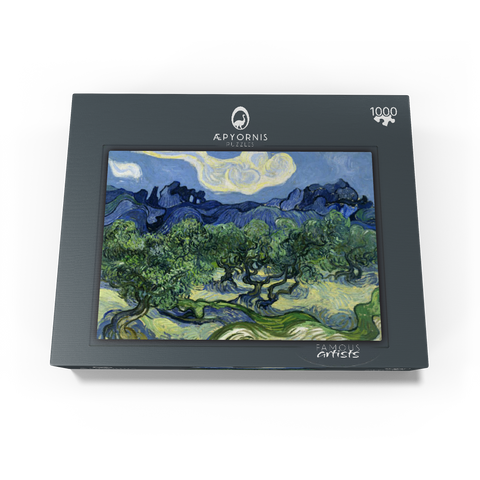 Vincent van Gogh's Olive Trees with the Alpilles in the Background (1889) 1000 Jigsaw Puzzle box view1