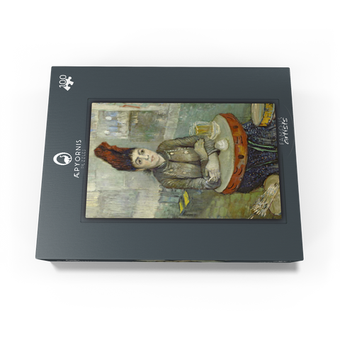 Vincent van Goghs Agostina Segatori Sitting in the Café du Tambourin 1887-18888 100 Jigsaw Puzzle box view1