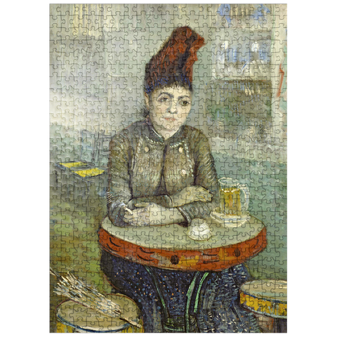 puzzleplate Vincent van Goghs Agostina Segatori Sitting in the Café du Tambourin 1887-18888 500 Jigsaw Puzzle