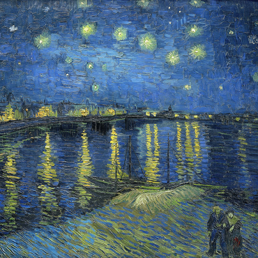 Vincent van Gogh's Starry Night Over the Rhone (1888) 1000 Jigsaw Puzzle 3D Modell