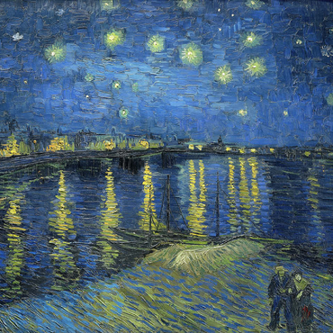 Vincent van Goghs Starry Night Over the Rhone 1888 100 Jigsaw Puzzle 3D Modell