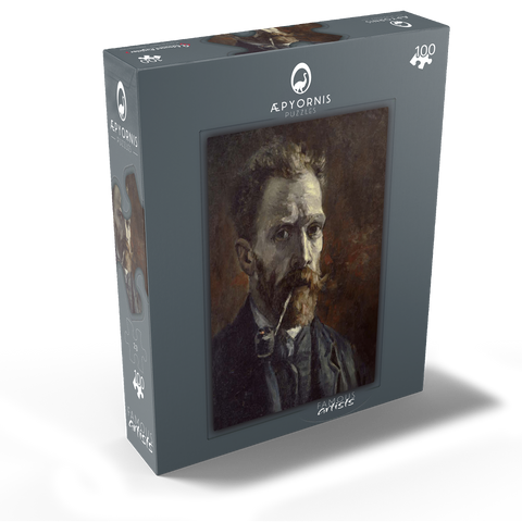 Vincent van Goghs Self-Portrait with Pipe 1886 100 Jigsaw Puzzle box view1