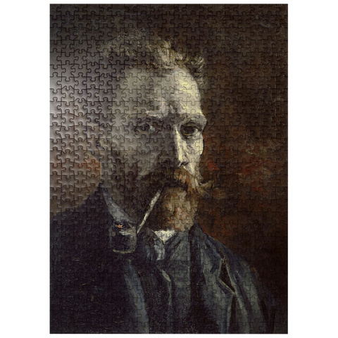 puzzleplate Vincent van Goghs Self-Portrait with Pipe 1886 500 Jigsaw Puzzle