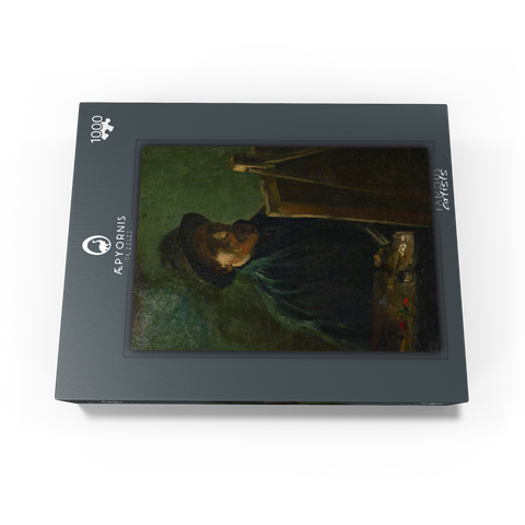 Vincent van Gogh's Self-Portrait with Dark Felt Hat at the Easel (1886) 1000 Jigsaw Puzzle box view1