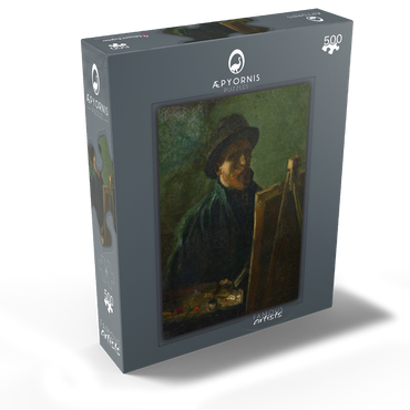 Vincent van Goghs Self-Portrait with Dark Felt Hat at the Easel 1886 500 Jigsaw Puzzle box view1