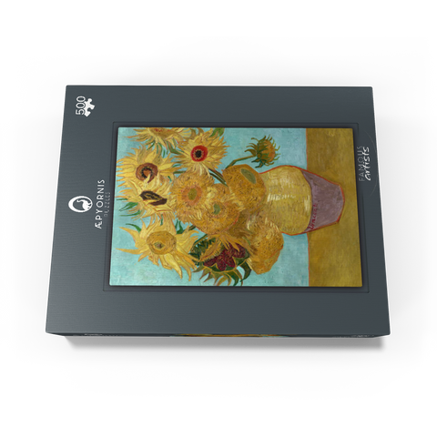 Vincent van Goghs Vase with Twelve Sunflowers 1888-1889 500 Jigsaw Puzzle box view1