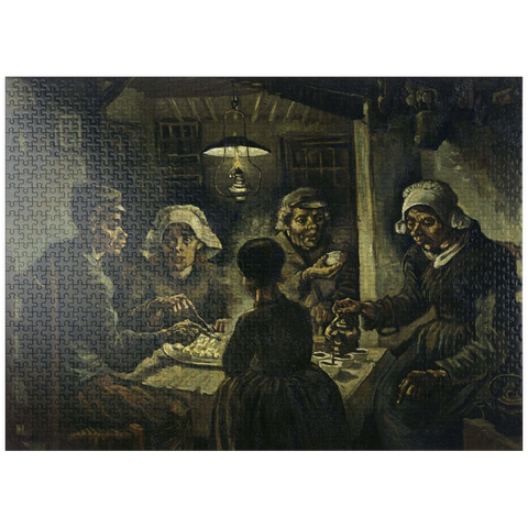 puzzleplate Vincent van Gogh's The Potato Eaters (1885) 1000 Jigsaw Puzzle