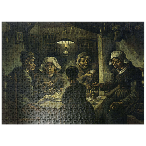 puzzleplate Vincent van Goghs The Potato Eaters 1885 500 Jigsaw Puzzle
