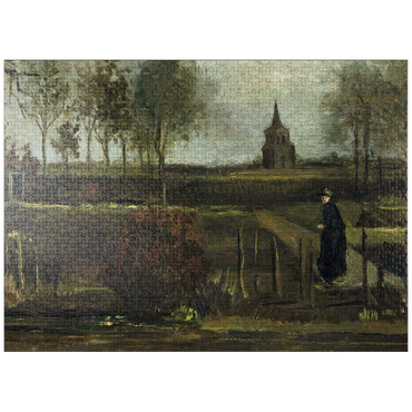 puzzleplate Vincent van Gogh's The Parsonage Garden at Nuenen (1884) 1000 Jigsaw Puzzle