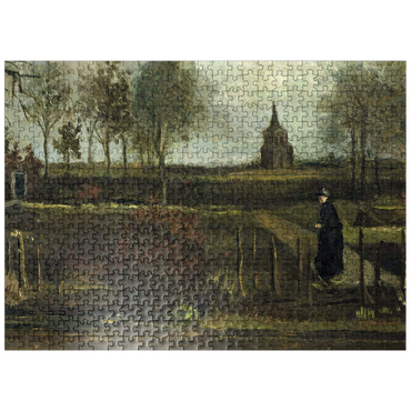 puzzleplate Vincent van Goghs The Parsonage Garden at Nuenen 1884 500 Jigsaw Puzzle