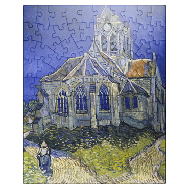 puzzleplate Vincent van Goghs The Church at Auvers 1890 100 Jigsaw Puzzle