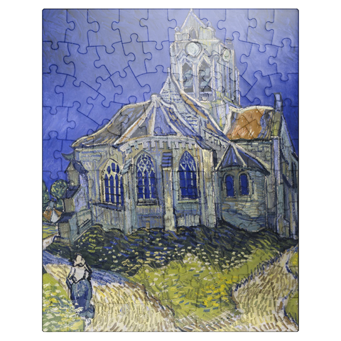 puzzleplate Vincent van Goghs The Church at Auvers 1890 100 Jigsaw Puzzle