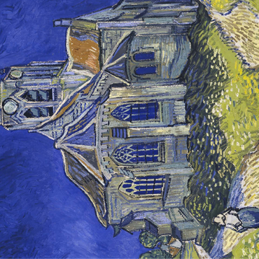Vincent van Goghs The Church at Auvers 1890 100 Jigsaw Puzzle 3D Modell
