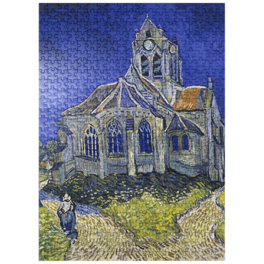 puzzleplate Vincent van Goghs The Church at Auvers 1890 500 Jigsaw Puzzle