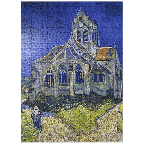 puzzleplate Vincent van Goghs The Church at Auvers 1890 500 Jigsaw Puzzle