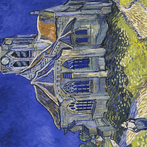 Vincent van Goghs The Church at Auvers 1890 500 Jigsaw Puzzle 3D Modell