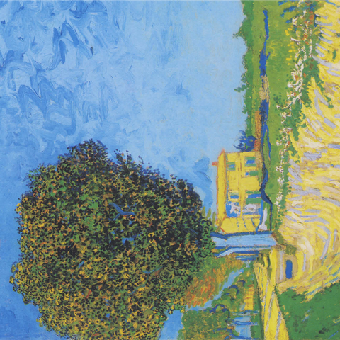 Vincent van Gogh's Avenue at Arles with houses (1888) 1000 Jigsaw Puzzle 3D Modell