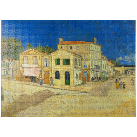 puzzleplate Vincent van Gogh's The yellow house (1888) 1000 Jigsaw Puzzle