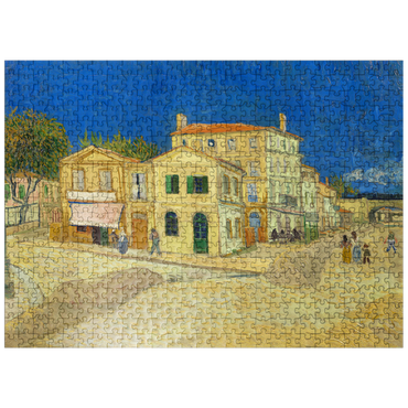 puzzleplate Vincent van Goghs The yellow house 1888 500 Jigsaw Puzzle