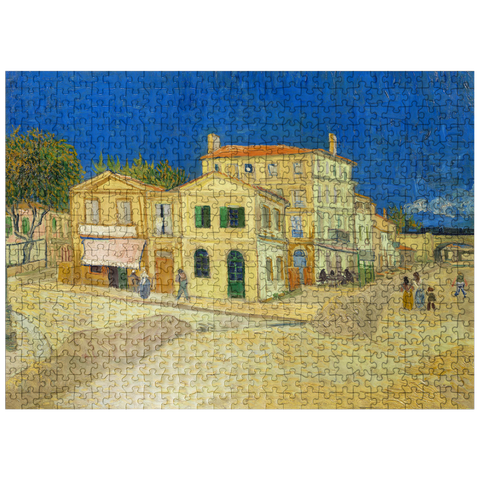 puzzleplate Vincent van Goghs The yellow house 1888 500 Jigsaw Puzzle