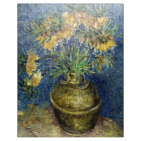 puzzleplate Vincent van Goghs Imperial Fritillaries in a Copper Vase 1887 100 Jigsaw Puzzle