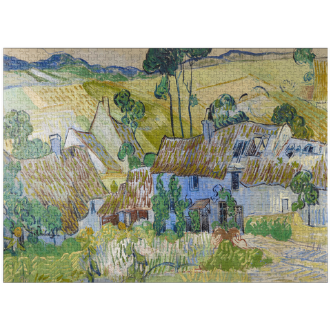 puzzleplate Vincent van Gogh's Farms near Auvers (1890) 1000 Jigsaw Puzzle