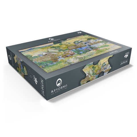 Vincent van Goghs Farms near Auvers 1890 100 Jigsaw Puzzle box view1