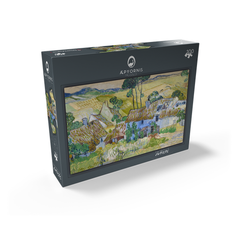 Vincent van Goghs Farms near Auvers 1890 100 Jigsaw Puzzle box view1
