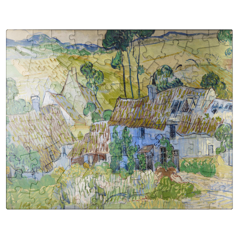 puzzleplate Vincent van Goghs Farms near Auvers 1890 100 Jigsaw Puzzle