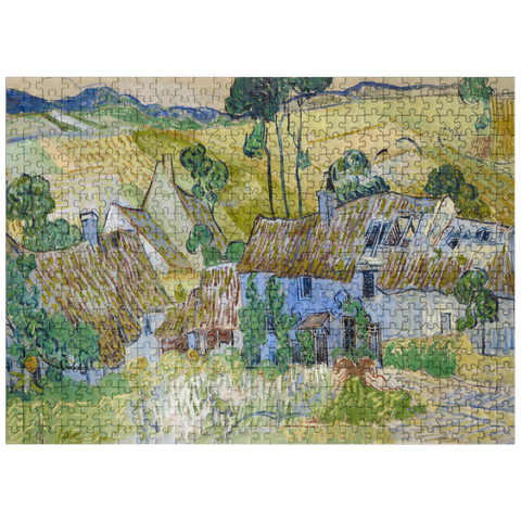 puzzleplate Vincent van Goghs Farms near Auvers 1890 500 Jigsaw Puzzle