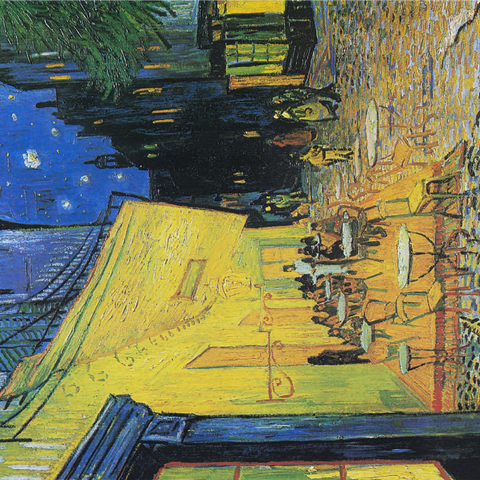 Vincent van Gogh's Café Terrace at Night (1888) 1000 Jigsaw Puzzle 3D Modell