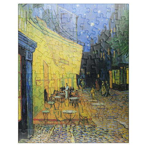 puzzleplate Vincent van Goghs Café Terrace at Night 1888 100 Jigsaw Puzzle