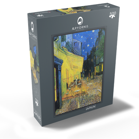 Vincent van Goghs Café Terrace at Night 1888 500 Jigsaw Puzzle box view1