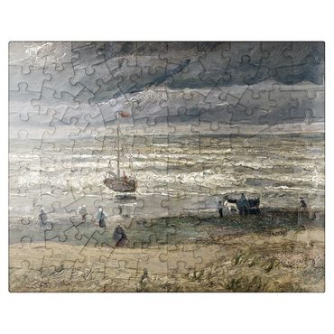 puzzleplate Vincent van Goghs Beach at Scheveningen in Stormy Weather 1882 100 Jigsaw Puzzle