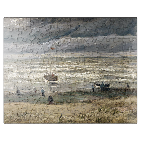 puzzleplate Vincent van Goghs Beach at Scheveningen in Stormy Weather 1882 100 Jigsaw Puzzle