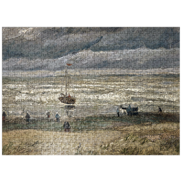 puzzleplate Vincent van Goghs Beach at Scheveningen in Stormy Weather 1882 500 Jigsaw Puzzle