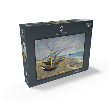 Vincent van Gogh's Fishing Boats on the Beach at Saintes-Maries (1888) 1000 Jigsaw Puzzle box view1
