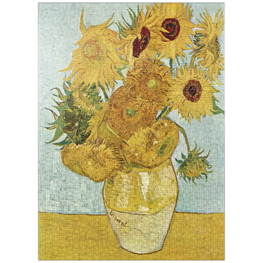 puzzleplate Vincent van Gogh's Vase with Twelve Sunflowers (1888-1889) 1000 Jigsaw Puzzle