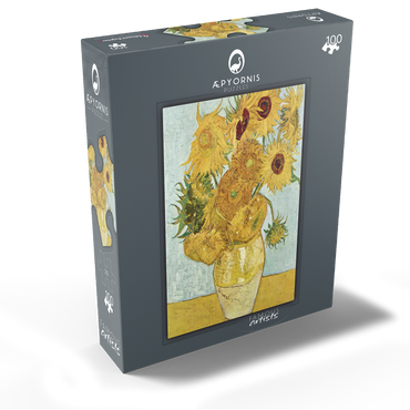 Vincent van Goghs Yellow Vase with Twelve Sunflowers 1888-1889 100 Jigsaw Puzzle box view1