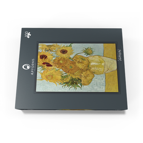 Vincent van Goghs Yellow Vase with Twelve Sunflowers 1888-1889 100 Jigsaw Puzzle box view1