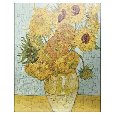 puzzleplate Vincent van Goghs Yellow Vase with Twelve Sunflowers 1888-1889 100 Jigsaw Puzzle