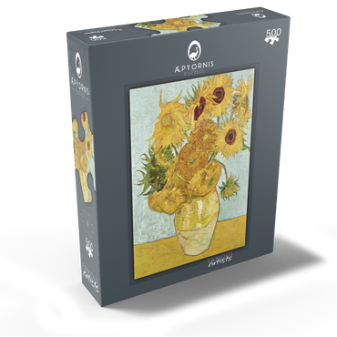 Vincent van Goghs Yellow Vase with Twelve Sunflowers 1888-1889 500 Jigsaw Puzzle box view1
